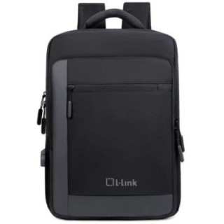 mochila para portatil l link hasta 15.6" c/cargador usb
