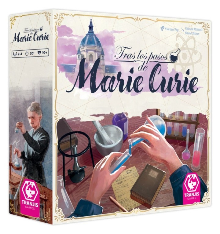tranjis games sl juego de mesa tras los pasos de marie curie