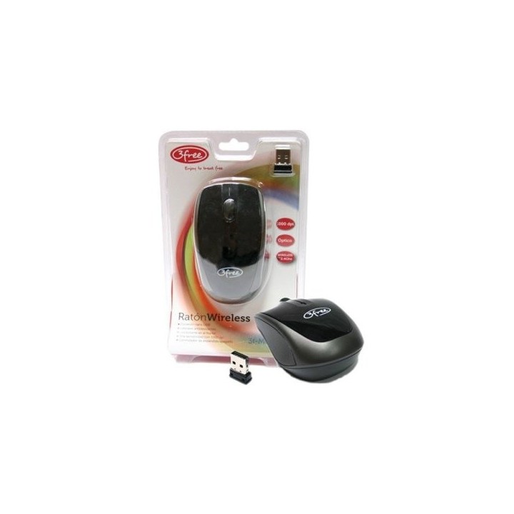 mouse 3free wireless mcw401 receptor nano negro