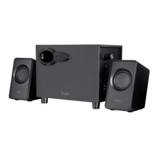 altavoces 2.1 trust avora   9w rms   controles volumen y bajos en subwoofer   alimentacion usb   dis
