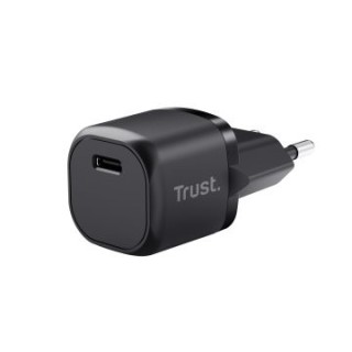 cargador usb trust 25174 usb c 20w compatible pd y pps 3a color negro