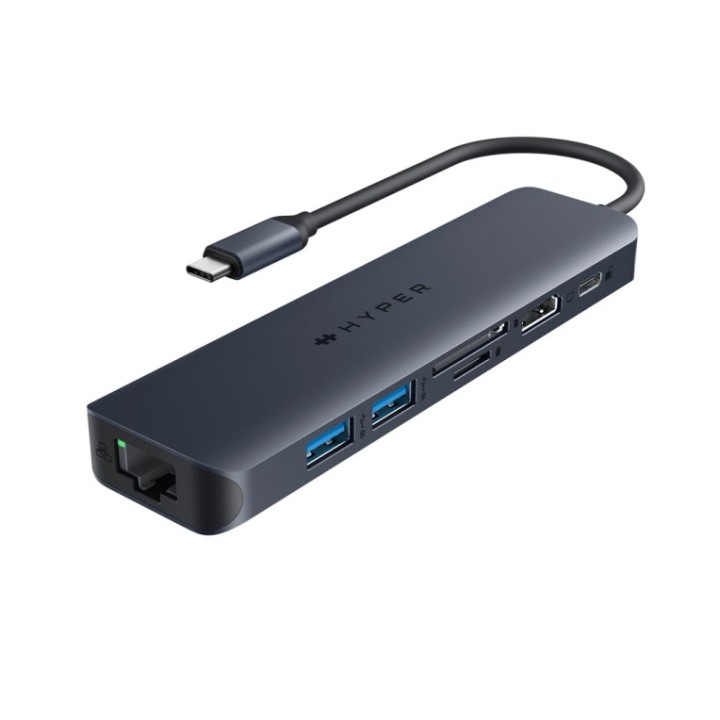 hyper drive ecosmart gen.2 universal usb c? 7 in 1 hub w 100 w pd power