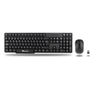 combo teclado/raton ngs euphoria kit inalambrico negro