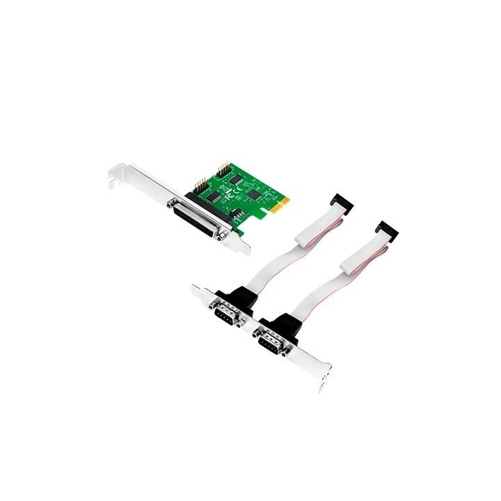 tarjeta pci e puerto lpt+2xcom logilink pc0033 1x p.paralelo 2x p.serie rs 232 hasta 1.5mbps