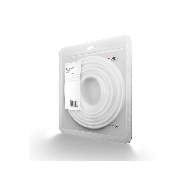 lindy lindy 48092 cable de red blanco 1 m cat6 u/utp  utp