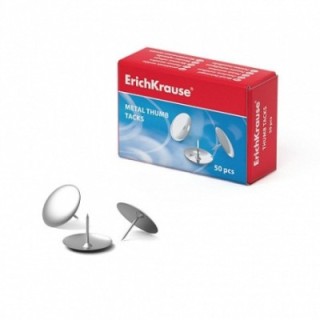erich krause caja 50 chinchetas niqueladas erich krause 7851