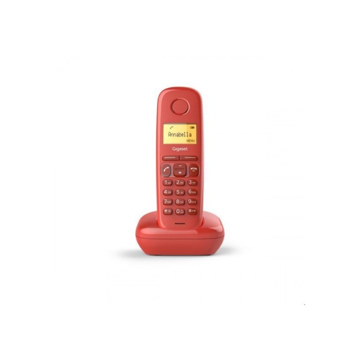 gigaset gigaset a170 telefono dect rojo