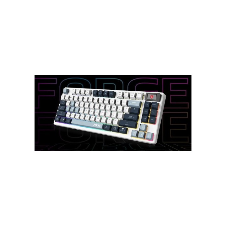 msi teclado msi forge gk600 tkl w sky es