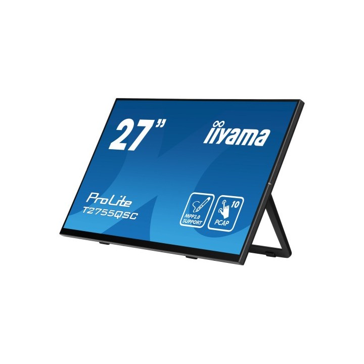 iiyama monitor iiyama 27" ips bonded pcap 10p touch, mpp2.0  active stylus  supported, 2560x1440, fl