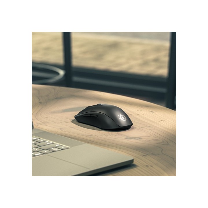 steelseries steelseries rival 3 wireless raton mano derecha rf inalambrica + bluetooth optico 18000
