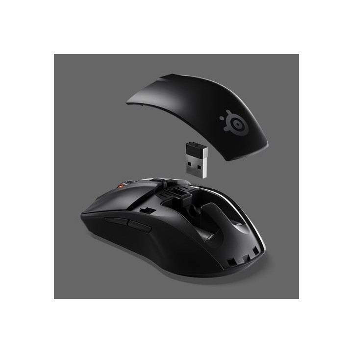 steelseries steelseries rival 3 wireless raton mano derecha rf inalambrica + bluetooth optico 18000