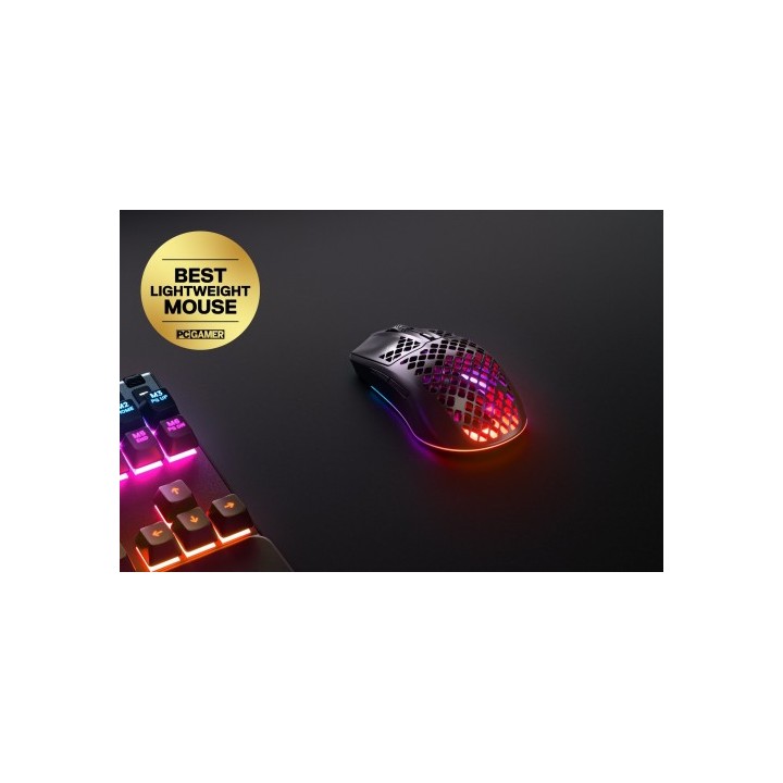 steelseries steelseries aerox 3 wireless raton mano derecha rf wireless + bluetooth optico 18000 dpi
