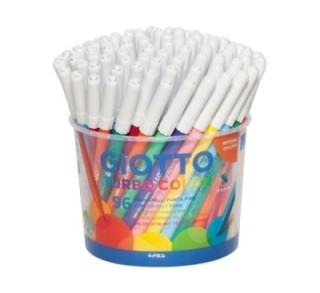 bote 96u. rotulador fila giotto turbo 12col 521500