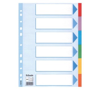 separad. esselte carton ind. color a4 16pos.