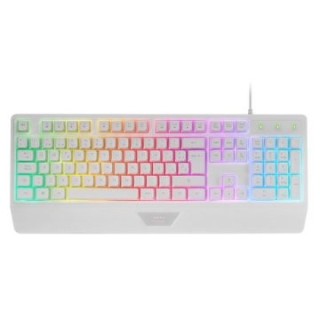 teclado mars gaming mk124es h mech frgb rainbow color blanco