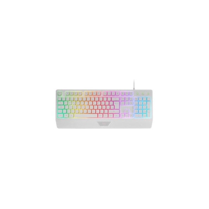 teclado mars gaming mk124es h mech frgb rainbow color blanco