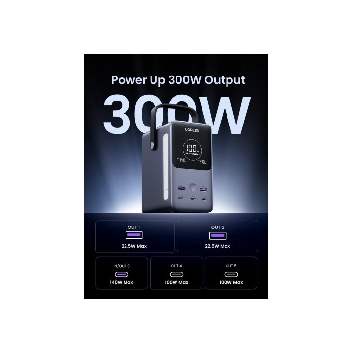 ugreen ugreen nexode power bank 48000 mah litio gris