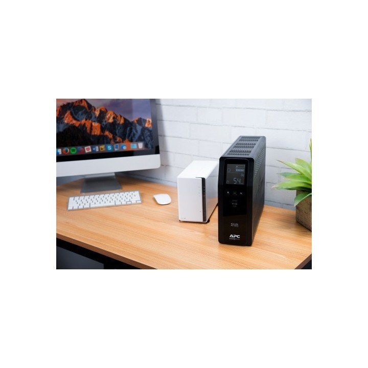 apc apc back ups pro br 1200va sistema de alimentacion ininterrumpida  ups  linea interactiva 1,2 kv