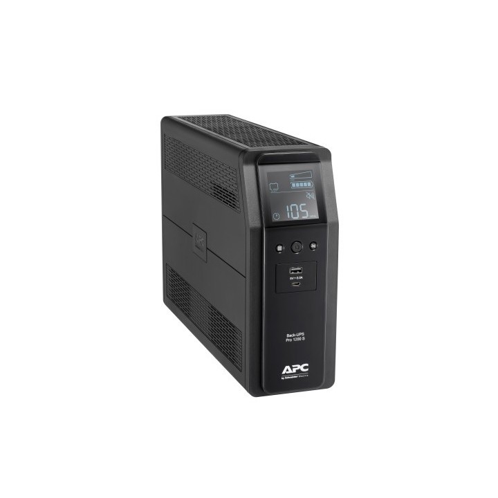 apc apc back ups pro br 1200va sistema de alimentacion ininterrumpida  ups  linea interactiva 1,2 kv