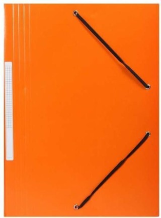 carp. carton bluering solap+gomas a4 naranja