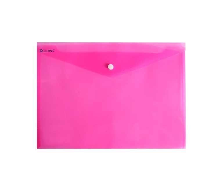 pack 12 sobres bluering broche pp a4 rosa tr