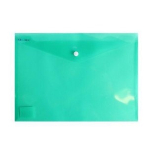 pack 12 sobres bluering broche pp a4 verde tr