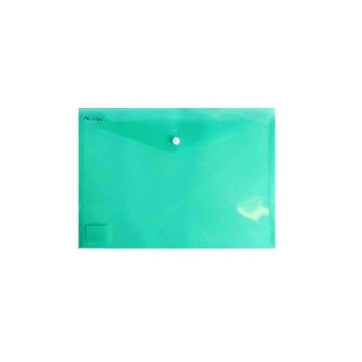 pack 12 sobres bluering broche pp a4 verde tr