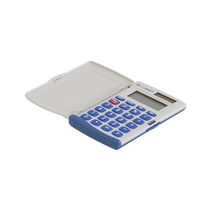 calculadora bolsillo bluering 8 dig c/tapa