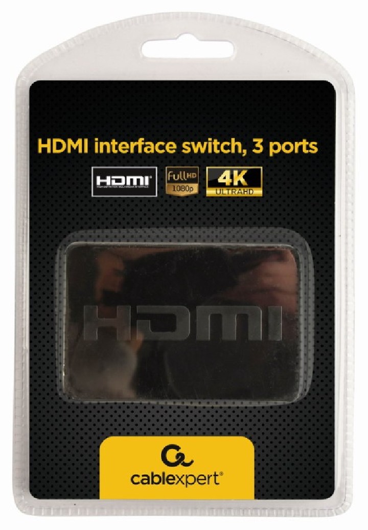 switch hdmi gembird 3 puertos hdmi