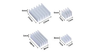 raspberry disipador, pack compatible pi 4