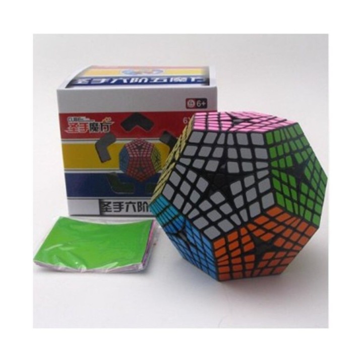 shengshou cubo de rubik shengshou elite kilominx 6x6x6 negro