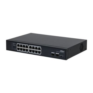 (dh-pfs3218-16gt-135) dahua switch l2 poe 16 puertos + 2 gigabit sfp