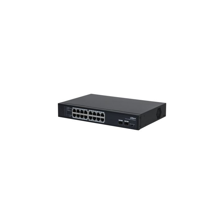 (dh-pfs3218-16gt-135) dahua switch l2 poe 16 puertos + 2 gigabit sfp