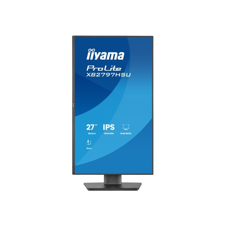 iiyama monitor iiyama pantalla para pc 68,6 cm  27"  1920 x 1080 pixeles full hd led panel ips ajust
