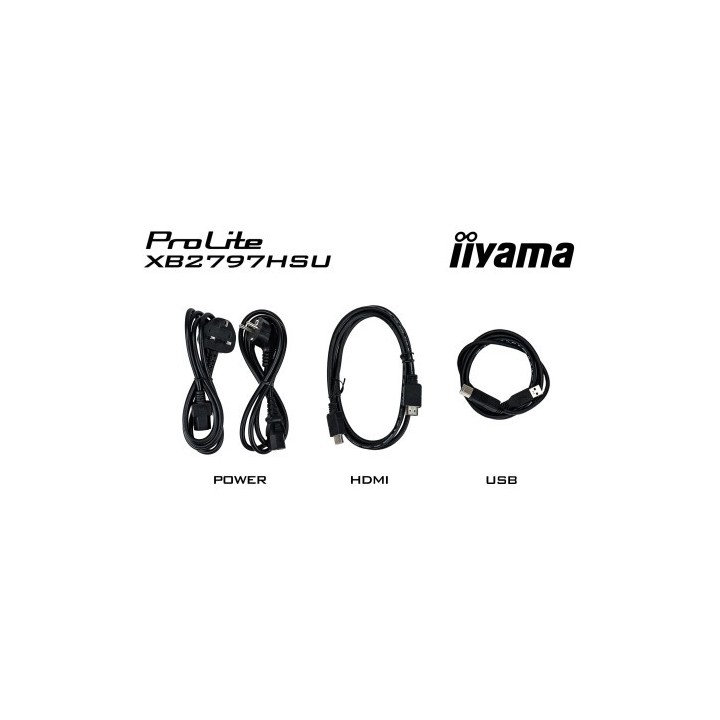 iiyama monitor iiyama pantalla para pc 68,6 cm  27"  1920 x 1080 pixeles full hd led panel ips ajust