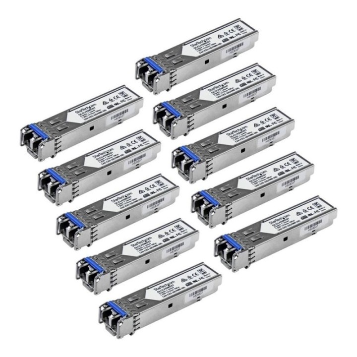 startechcom modulo transceptor sfp startech glclhsmd10st 10 unidades