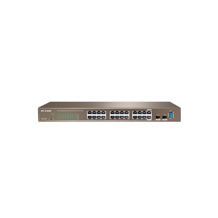 ipcom full management switch g3224t 24-ports gigabit l2 management switch with 2 combo sfp ports,1 c