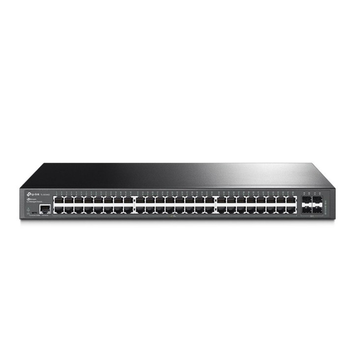 tp - link switch 48 puertos tp - link 10 - 100 - 1000 rack 19pulgadas 1u +4sfp gestion l2