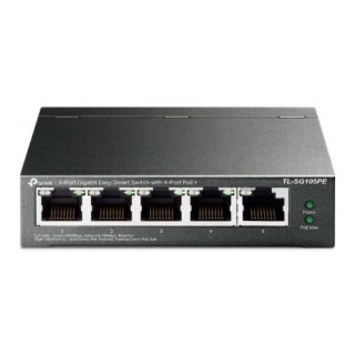 tp-link tl-sg105pe switch gestionado l2 gigabit ethernet (10/100/1000) energia sobre ethernet (poe)