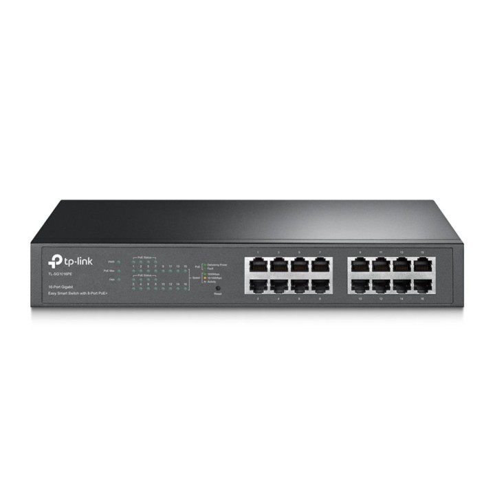 tp - link switch 16 puertos tp - link tl - sg1016pe easy smart 10 - 100 - 1000