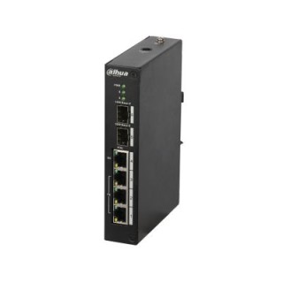 (dh-pfs4206-4p-96) dahua switch poe l2 gestionable 3 puertos + 1 uplink gigabit hipoe + 2 sfp