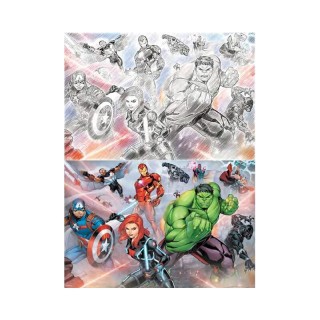 prime 3d puzzle para rascar prime 3d marvel 150 piezas