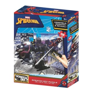 prime 3d puzzle para rascar prime 3d marvel spiderman vs venom 150 piezas