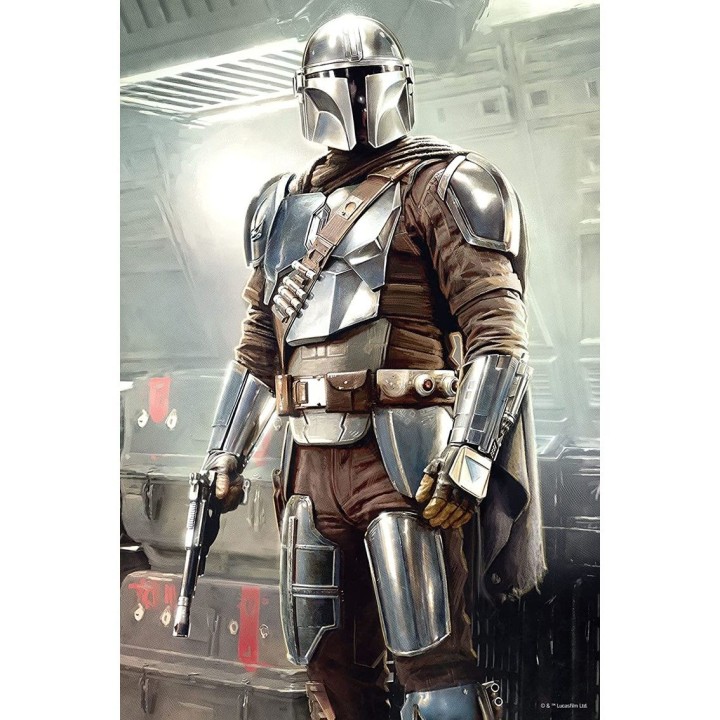 prime 3d puzle lenticular prime 3d 200 piezas the mandalorian el mandaloriano mando