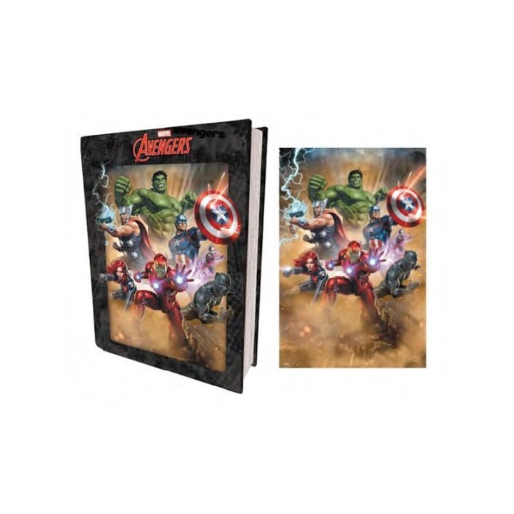 prime 3d puzzle libro lenticular prime 3d marvel vengadores originales