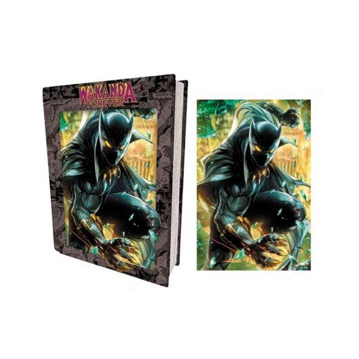 prime 3d puzzle libro lenticular prime 3d marvel wakanda forever 300 piezas