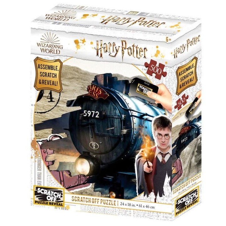 prime 3d puzzle para rascar harry potter hogwarts express 500 piezas