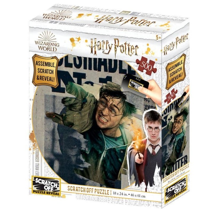 prime 3d puzzle para rascar harry potter carteles wanted se busca 500 piezas