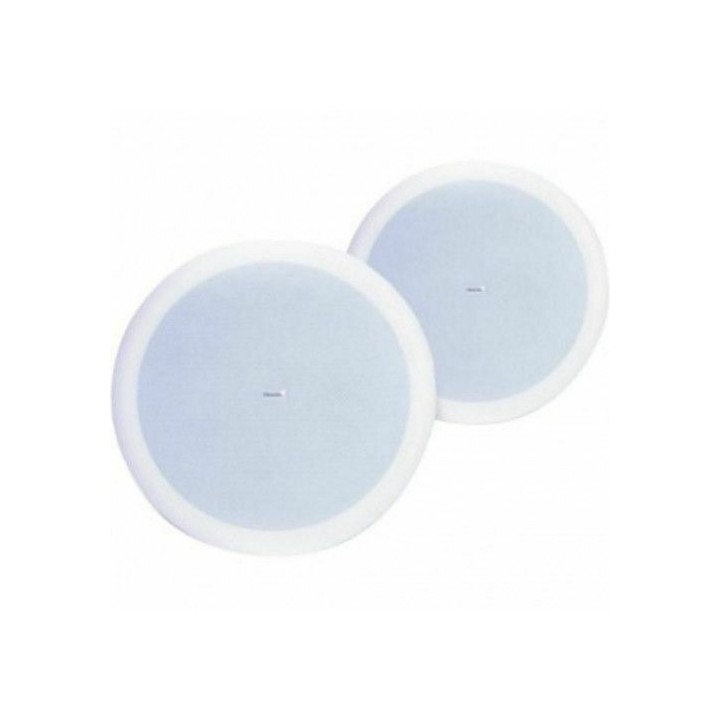 clearone ls6ct speakers, includes two 6 ceiling speakers with 8 ohm or 70/100v taps and tile bridge