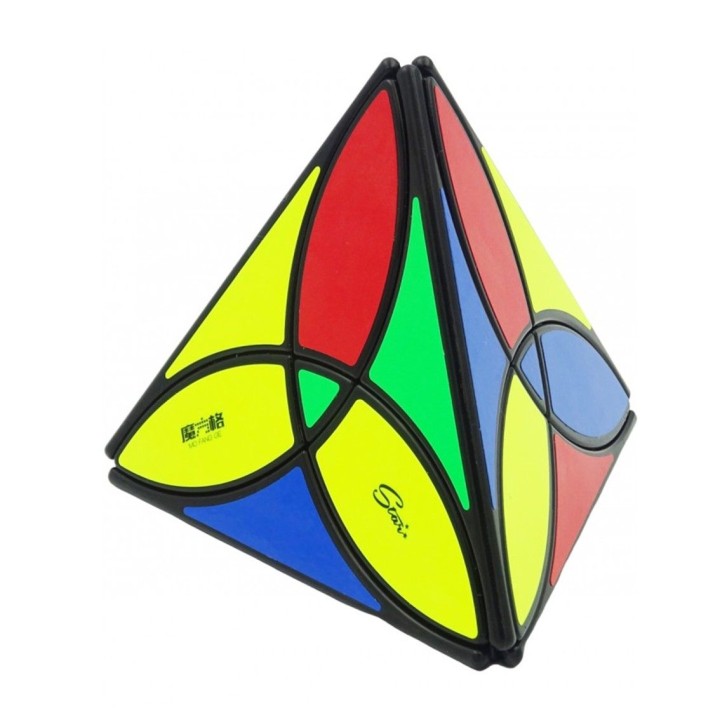 qiyi cubo de rubik qiyi clover pyraminx negro